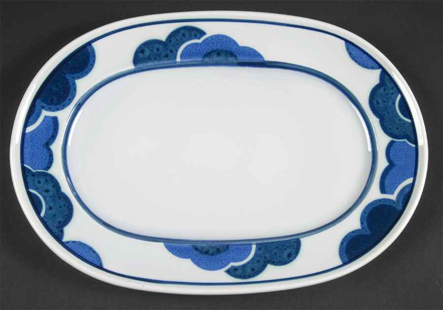 Blue Cloud 11" Oval Serving Platter by Villeroy & Boch-1
