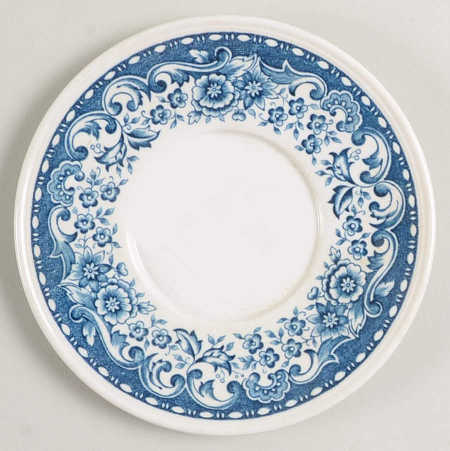 Blue Castle Saucer for Demitasse Cup by Villeroy & Boch-1
