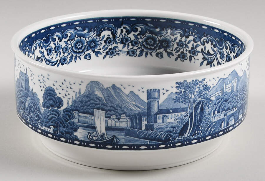 Blue Castle 7" Round Vegetable Bowl by Villeroy & Boch-1