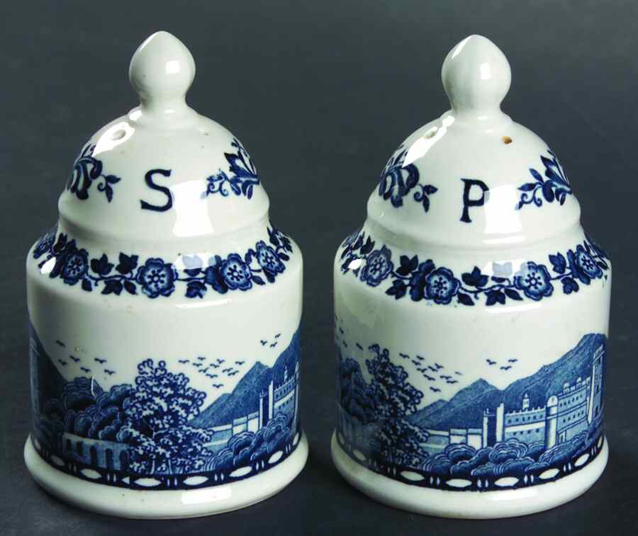 Blue Castle Salt & Pepper Set by Villeroy & Boch-1