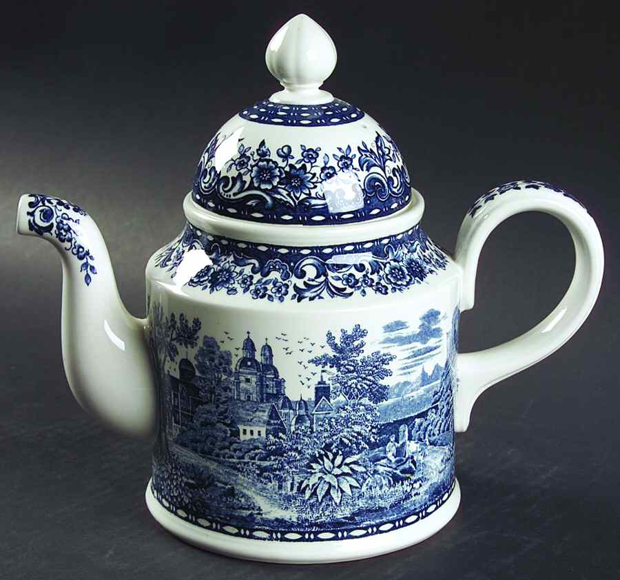 Blue Castle Coffee Pot & Lid by Villeroy & Boch-1