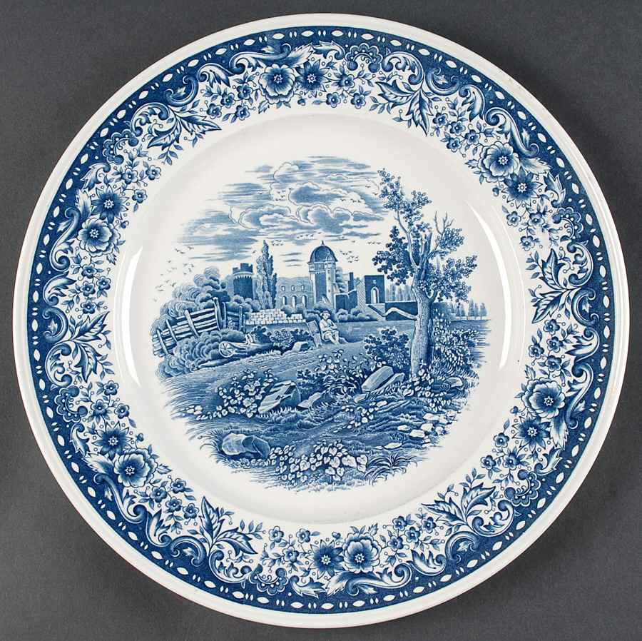 Blue Castle 12" Chop Plate (Round Platter) by Villeroy & Boch-1