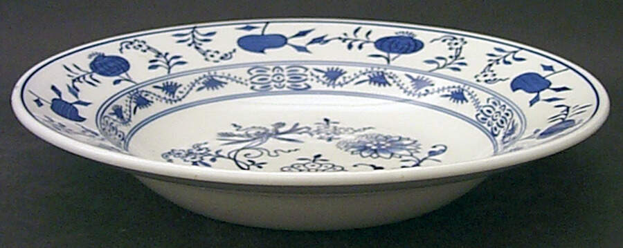 Blue Onion Large Rim Soup Bowl by Villeroy & Boch-1