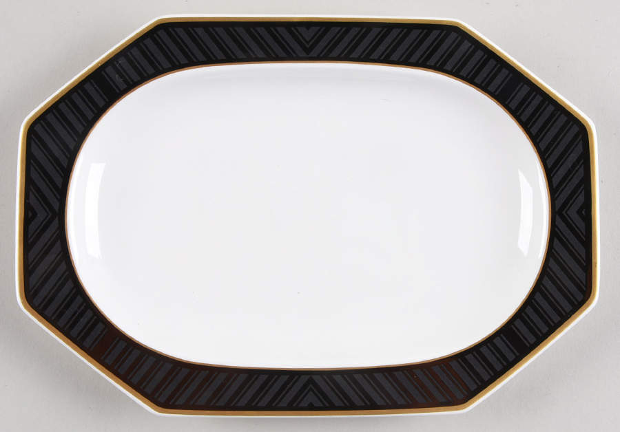 Black Pearl Pickle Dish by Villeroy & Boch-1