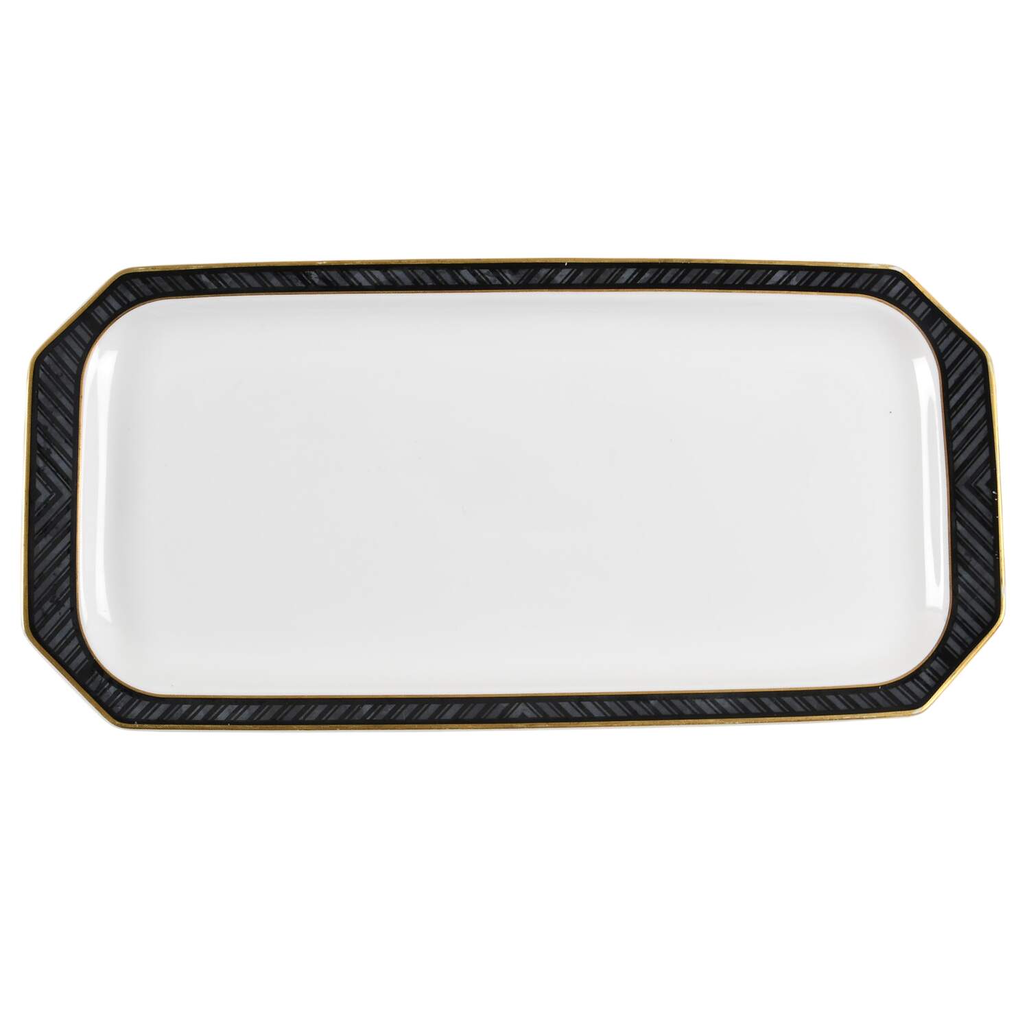 Black Pearl Large Sandwich Tray by Villeroy & Boch-1