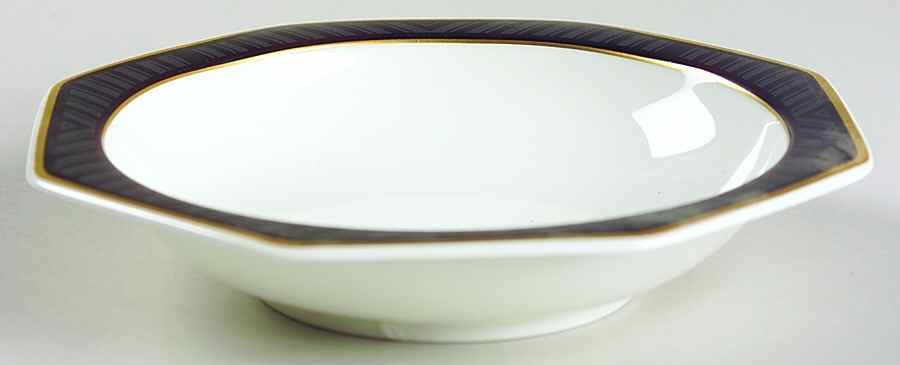 Black Pearl Rim Fruit/Dessert (Sauce) Bowl by Villeroy & Boch-1