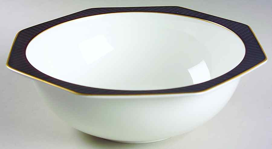 Black Pearl 9" Round Vegetable Bowl by Villeroy & Boch-1