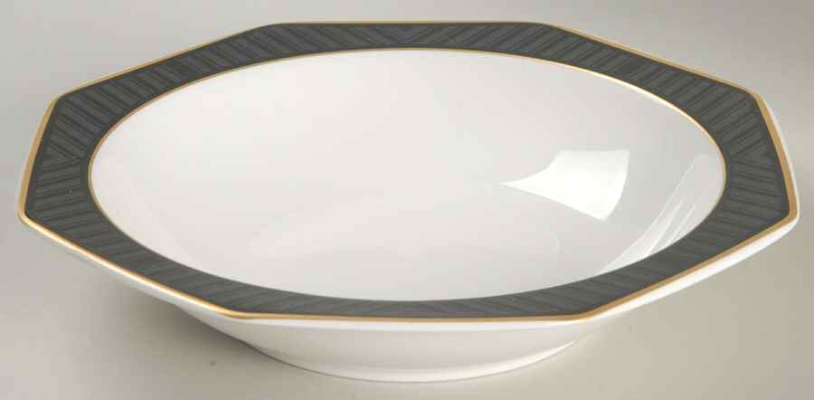 Black Pearl Rim Cereal Bowl by Villeroy & Boch-1