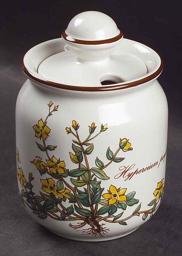 Botanica Mustard Jar & Lid by Villeroy & Boch-1