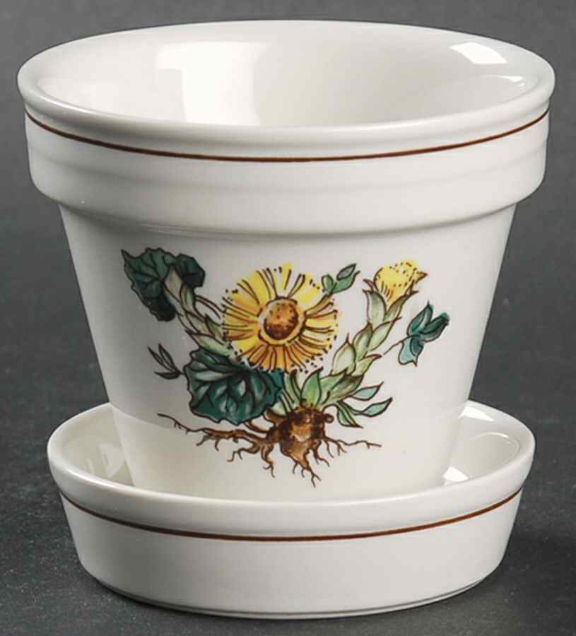 Botanica 2" Flower Pot & Underplate by Villeroy & Boch-1
