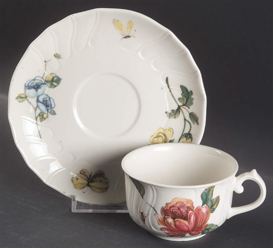 Bouquet Flat Cup & Saucer Set by Villeroy & Boch-1