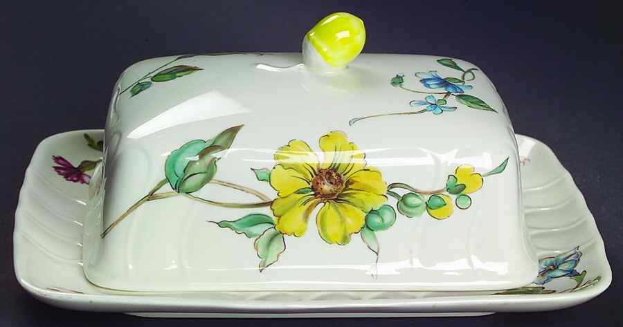 Bouquet Rectangular Covered Butter by Villeroy & Boch-1