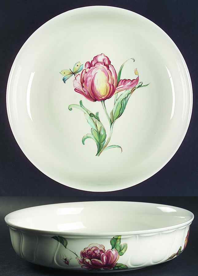 Bouquet 10" Shallow Round Bowl by Villeroy & Boch-1