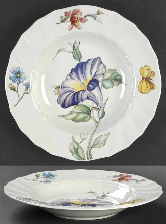 Bouquet Rim Soup Bowl by Villeroy & Boch-1