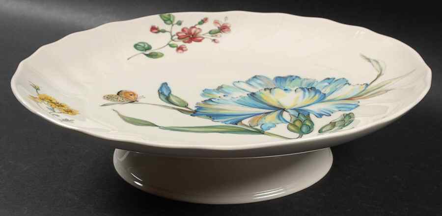 Bouquet 10" Diameter Pedestal Cake Stand by Villeroy & Boch-1