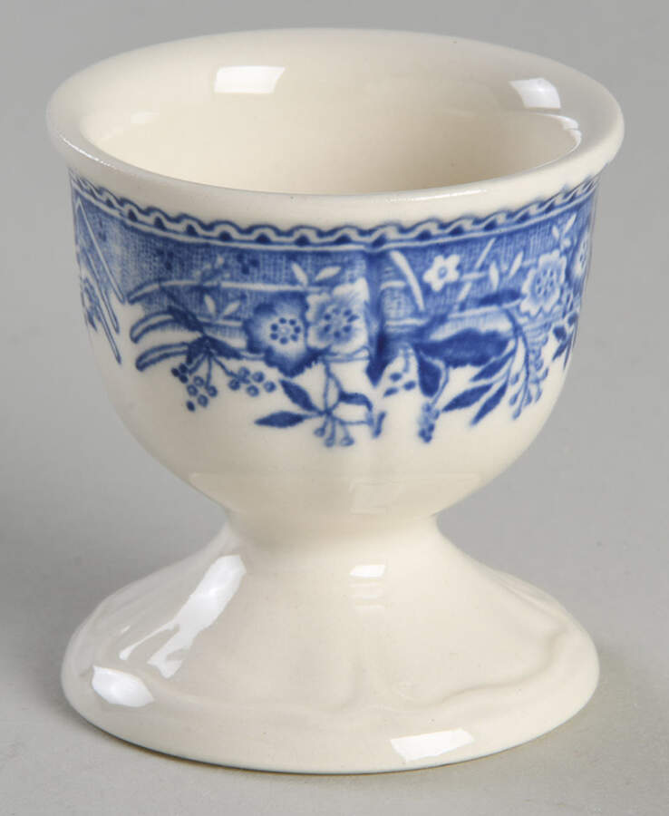 Burgenland Blue (Brown Backstamp) Single Egg Cup by Villeroy & Boch-1