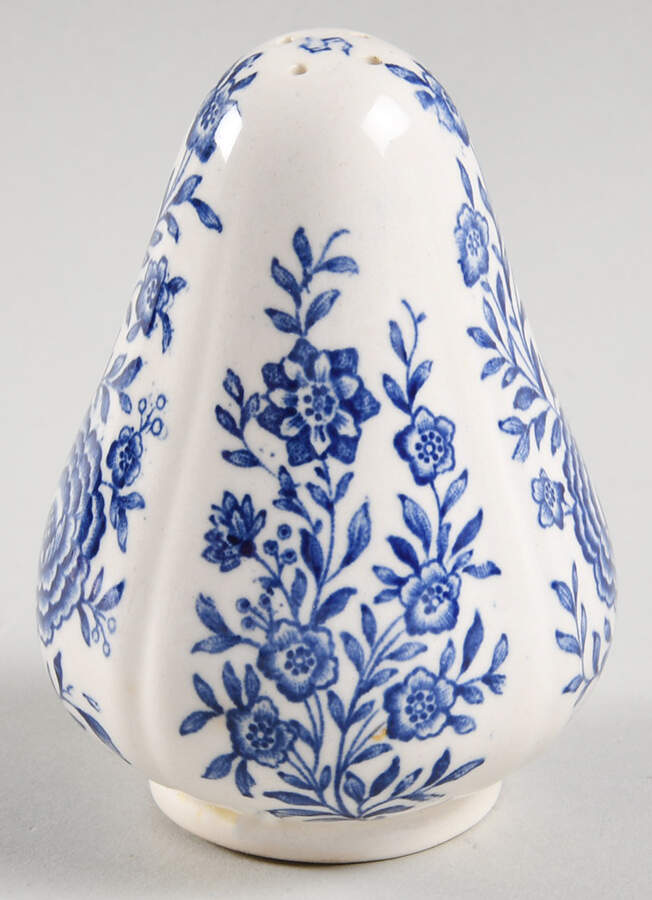 Burgenland Blue (Green Blue, Black Backstamp) Salt Shaker by Villeroy & Boch-1