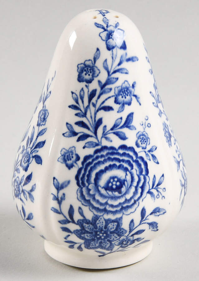 Burgenland Blue (Green Blue, Black Backstamp) Pepper Shaker by Villeroy & Boch-1