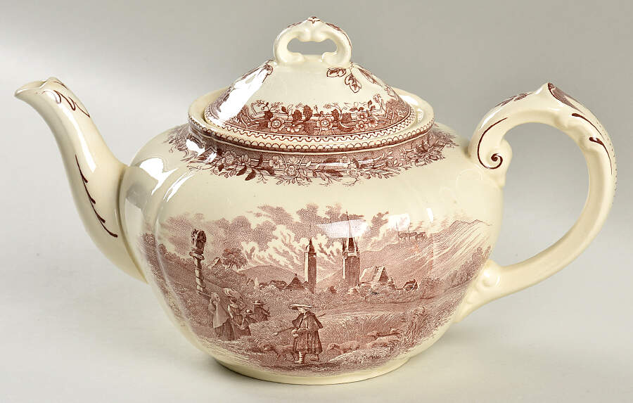 Burgenland Brown Teapot & Lid by Villeroy & Boch-1