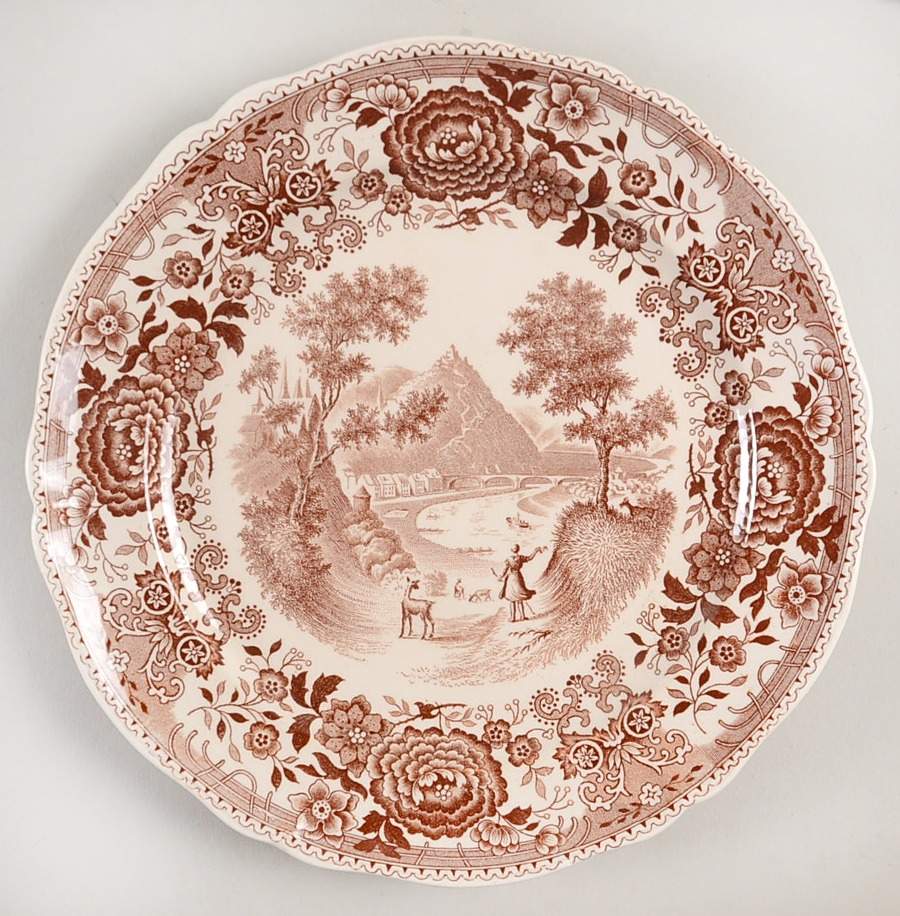 Burgenland Brown Salad Plate by Villeroy & Boch-1
