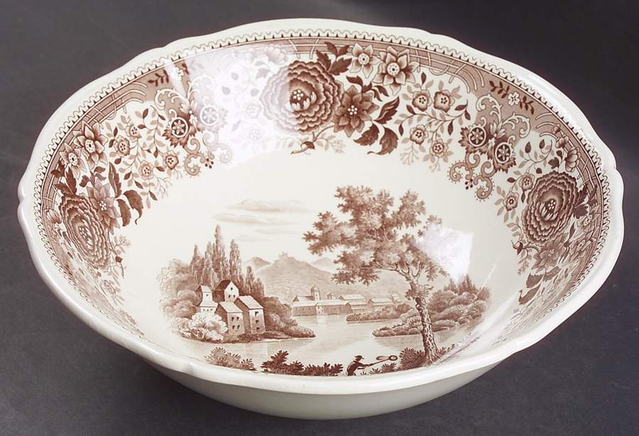 Burgenland Brown 9" Round Vegetable Bowl by Villeroy & Boch-1