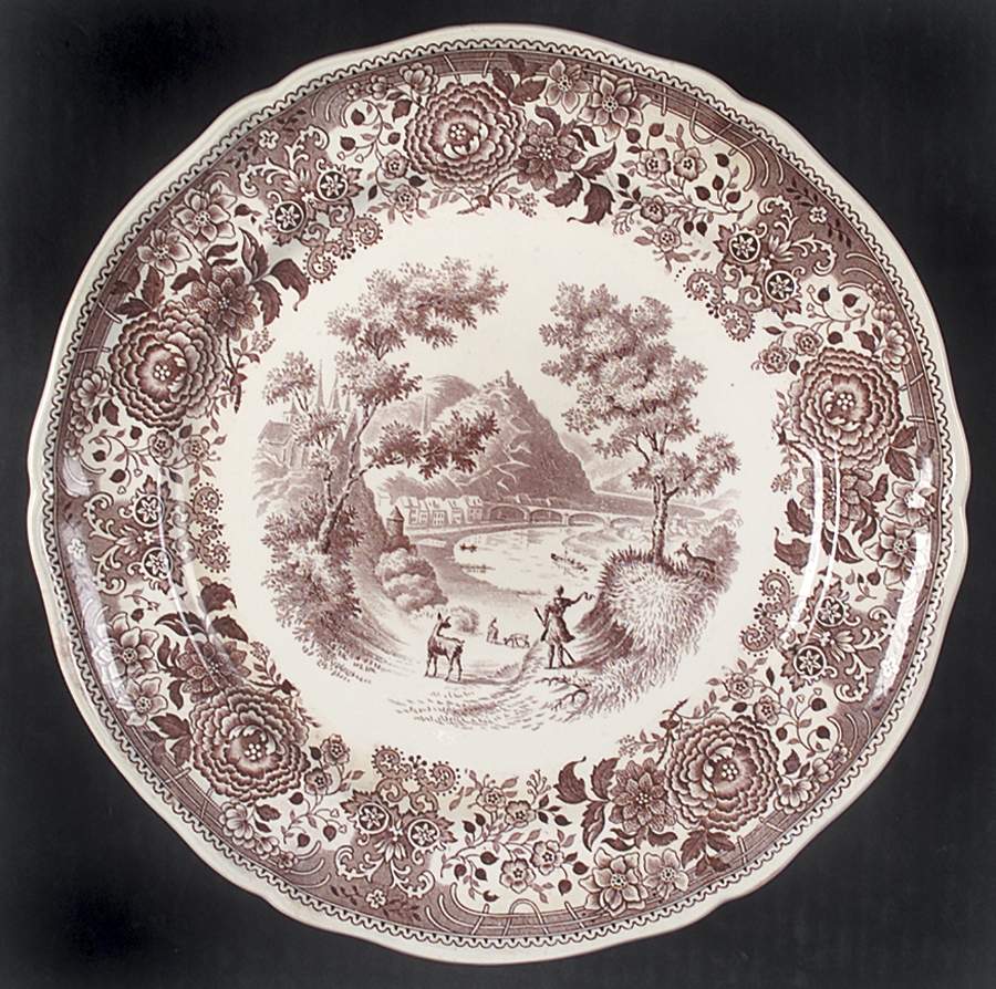 Burgenland Brown Dinner Plate by Villeroy & Boch-1