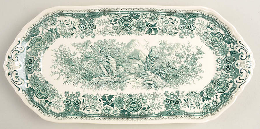 Burgenland Green Large Sandwich Tray by Villeroy & Boch-1