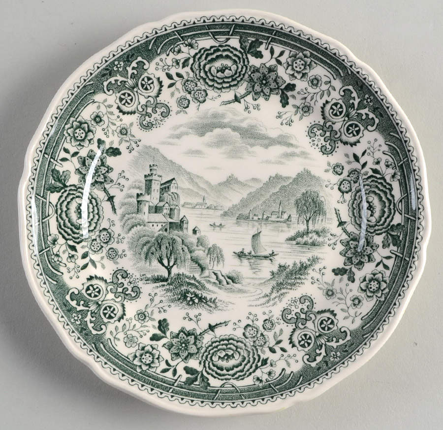 Burgenland Green Bread & Butter Plate by Villeroy & Boch-1