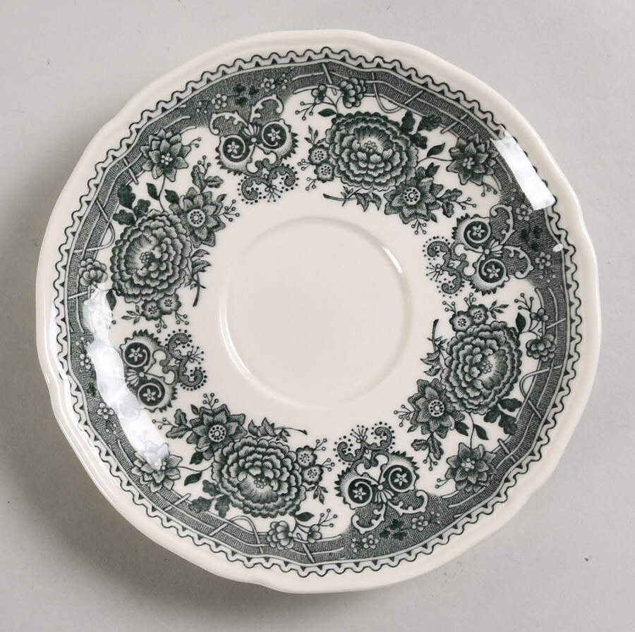 Burgenland Green Saucer for Flat Cup by Villeroy & Boch-1
