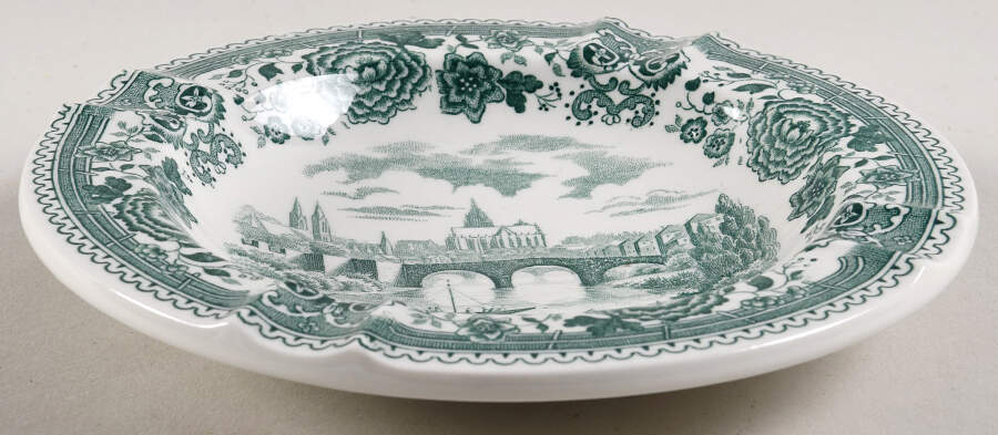 Burgenland Green 6" Ashtray by Villeroy & Boch-1