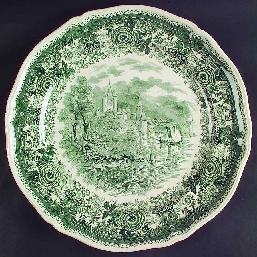 Burgenland Green 12" Chop Plate (Round Platter) by Villeroy & Boch-1