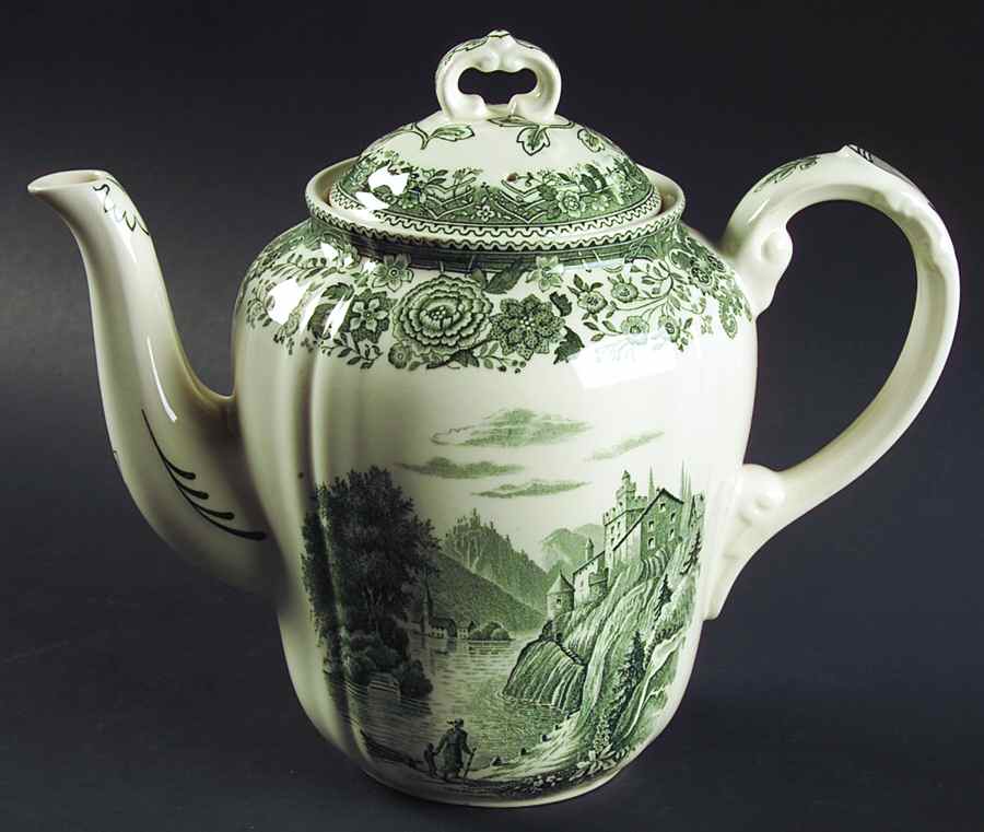 Burgenland Green Coffee Pot & Lid by Villeroy & Boch-1