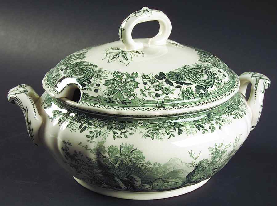 Burgenland Green Round Covered Vegetable by Villeroy & Boch-1