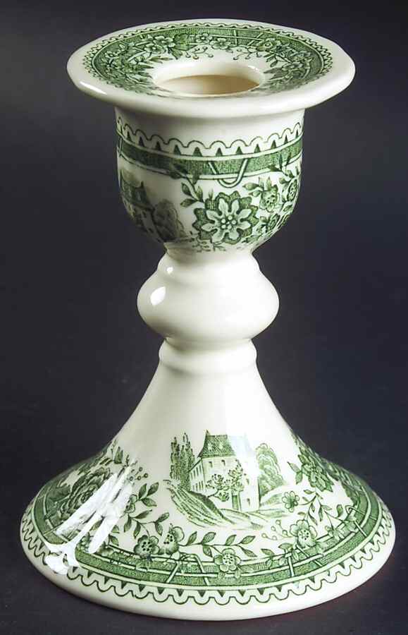 Burgenland Green Small Candlestick by Villeroy & Boch-1