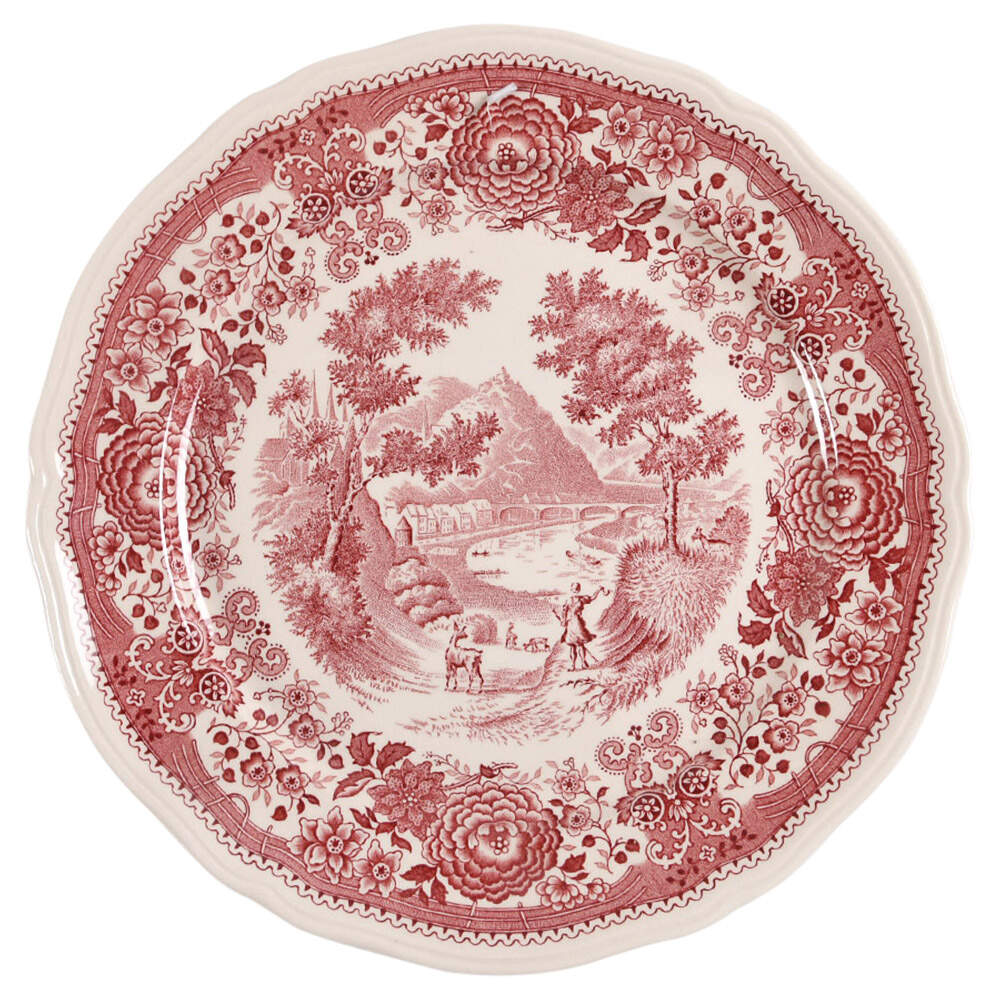 Burgenland Maroon Dinner Plate by Villeroy & Boch-1