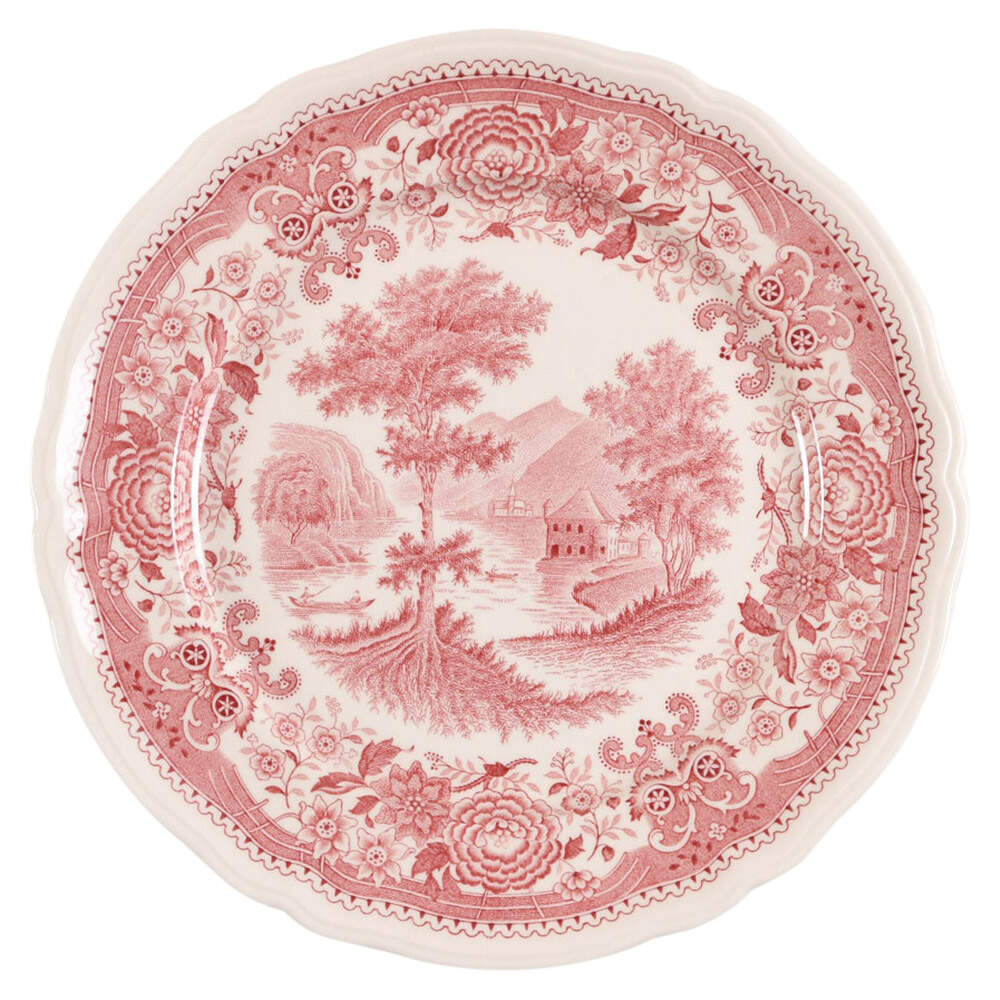Burgenland Maroon Salad Plate by Villeroy & Boch-1