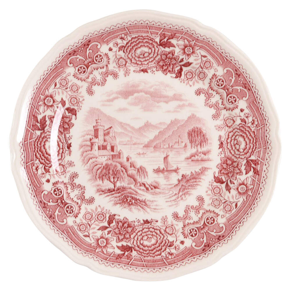 Burgenland Maroon Bread & Butter Plate by Villeroy & Boch-1