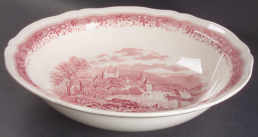 Burgenland Maroon 10" Large Salad Serving Bowl by Villeroy & Boch-1