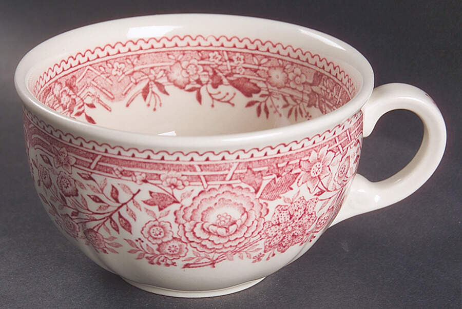 Burgenland Maroon Flat Cup by Villeroy & Boch-1