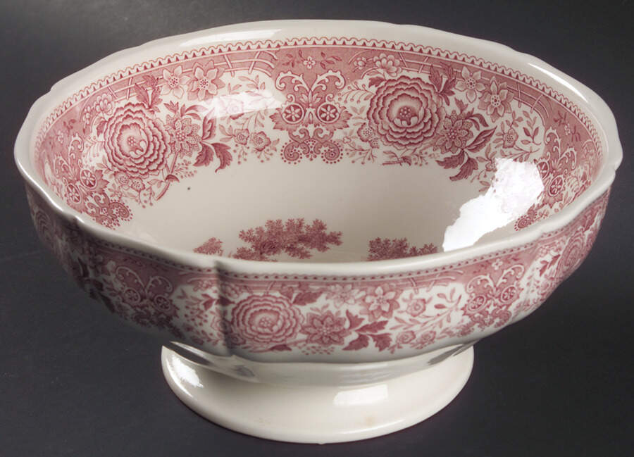 Burgenland Maroon 9" Round Vegetable Bowl by Villeroy & Boch-1