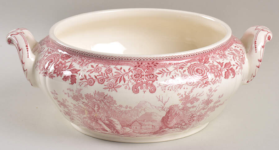 Burgenland Maroon Tureen No Lid by Villeroy & Boch-1