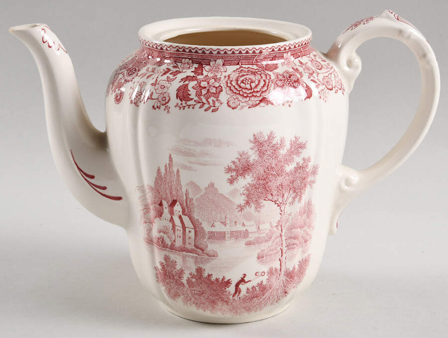 Burgenland Maroon Coffee Pot No Lid by Villeroy & Boch-1