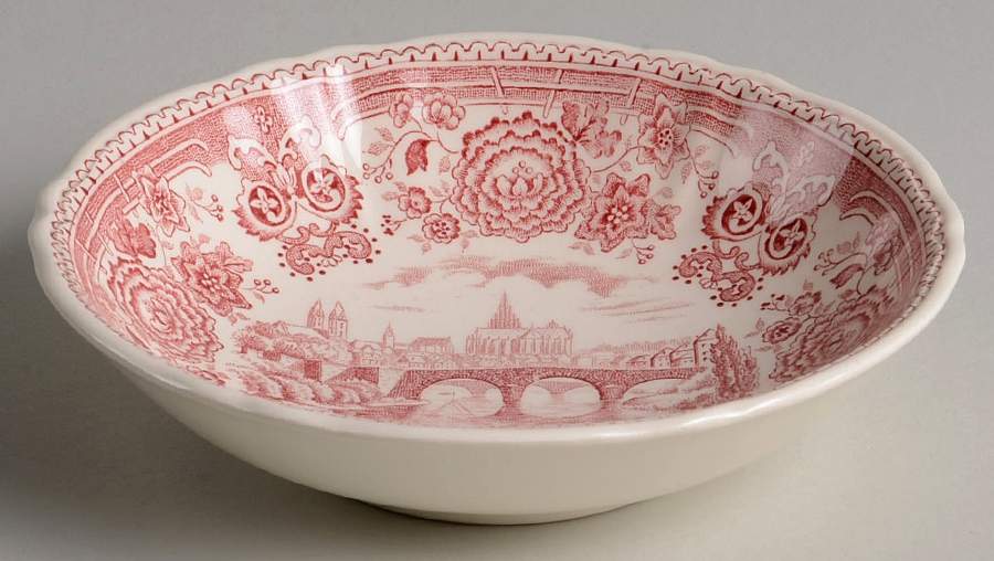 Burgenland Maroon Fruit/Dessert (Sauce) Bowl by Villeroy & Boch-1