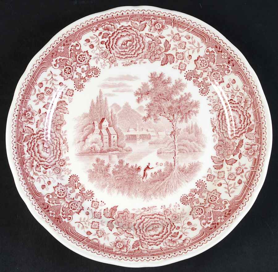 Burgenland Maroon Salad Plate by Villeroy & Boch-1