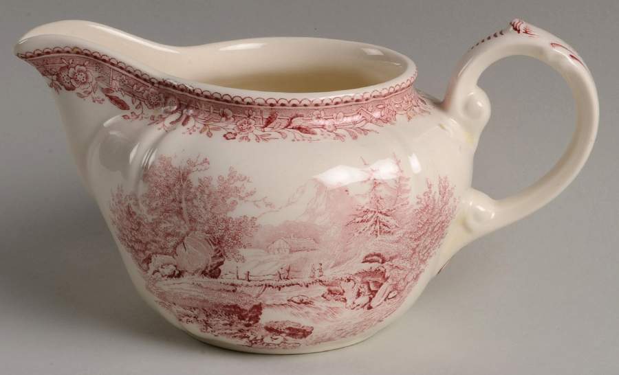 Burgenland Maroon Oversize Creamer by Villeroy & Boch-1