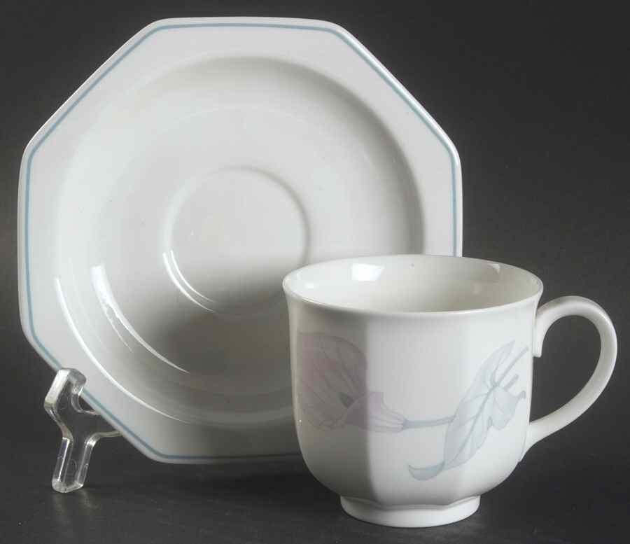 Calla Flat Cup & Saucer Set by Villeroy & Boch-1