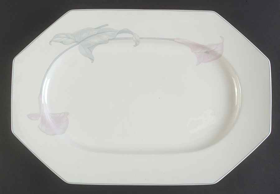Calla 16" Oval Serving Platter by Villeroy & Boch-1