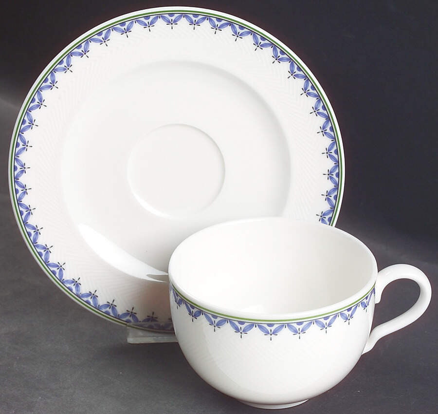 Casa Look Breakfast Cup & Cream Soup Saucer Set by Villeroy & Boch-1