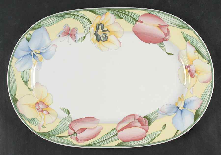 Canari 13" Oval Serving Platter by Villeroy & Boch-1