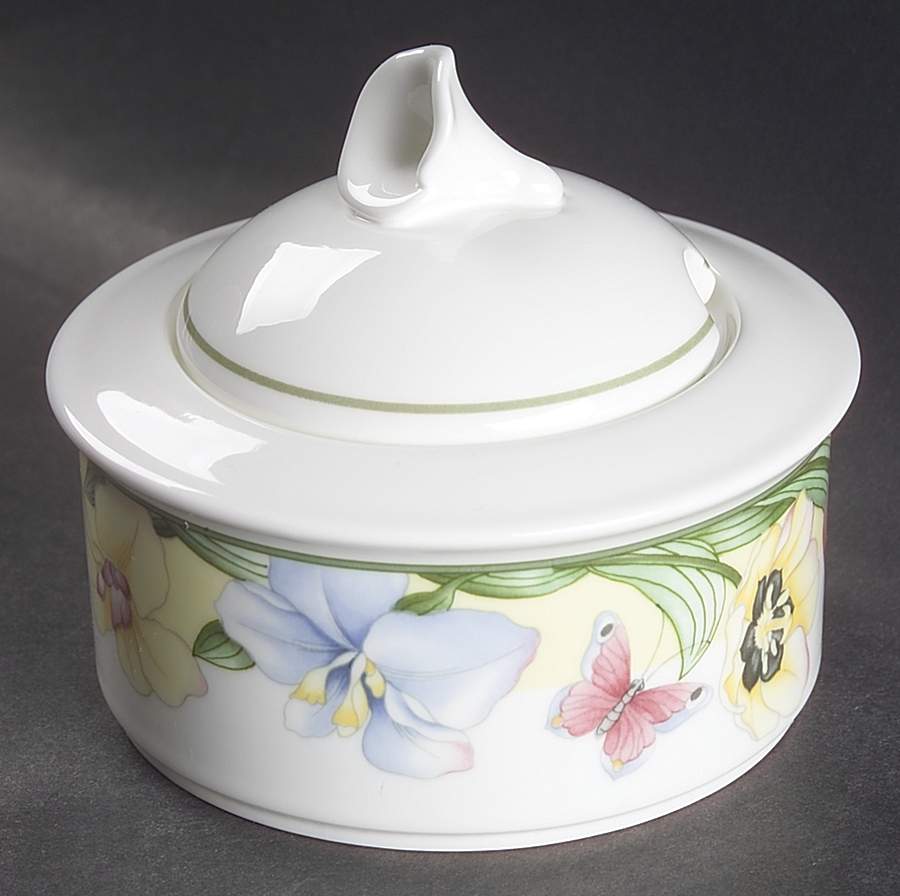 Canari Sugar Bowl & Lid by Villeroy & Boch-1
